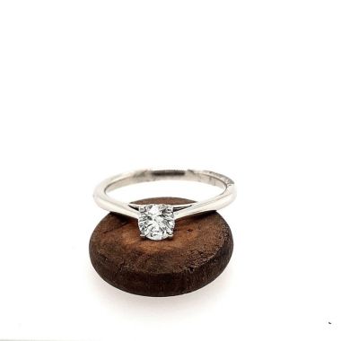 4 Claw Set Diamond Engagement Ring